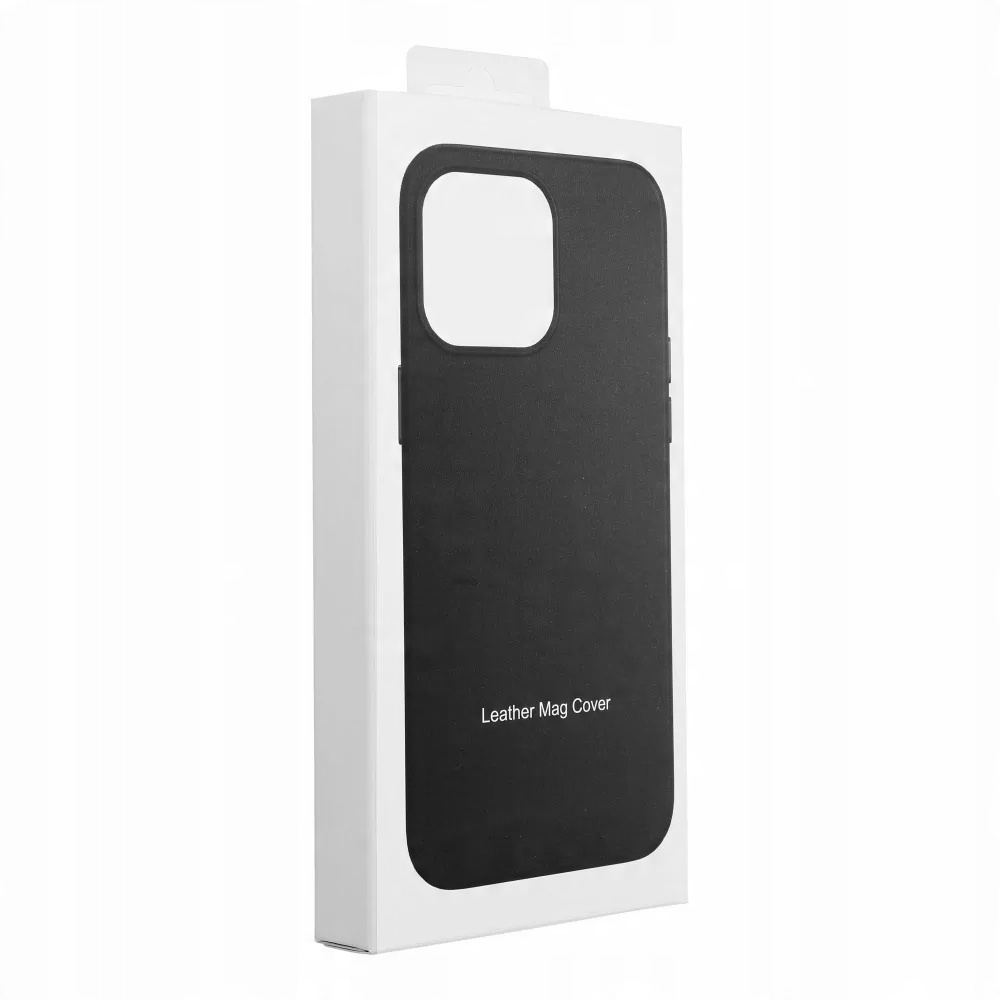 Futerał LEATHER MAG COVER kompatybilny z MagSafe do SAMSUNG S25 czarny – Elegancja i funkcjonalność