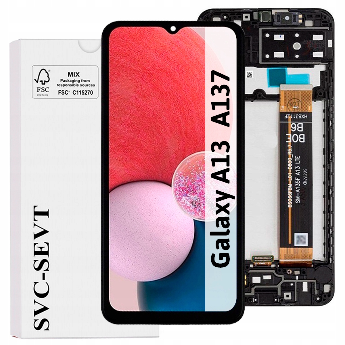 Wyświetlacz Oryginalny w Ramce do Samsung Galaxy A13 A137F – Idealne rozwiązanie dla Twojego smartfona