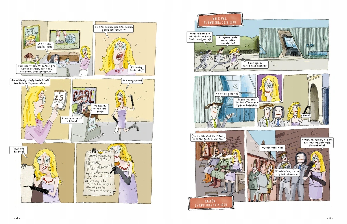 Komiksowy styl i humor w nauce o historii
