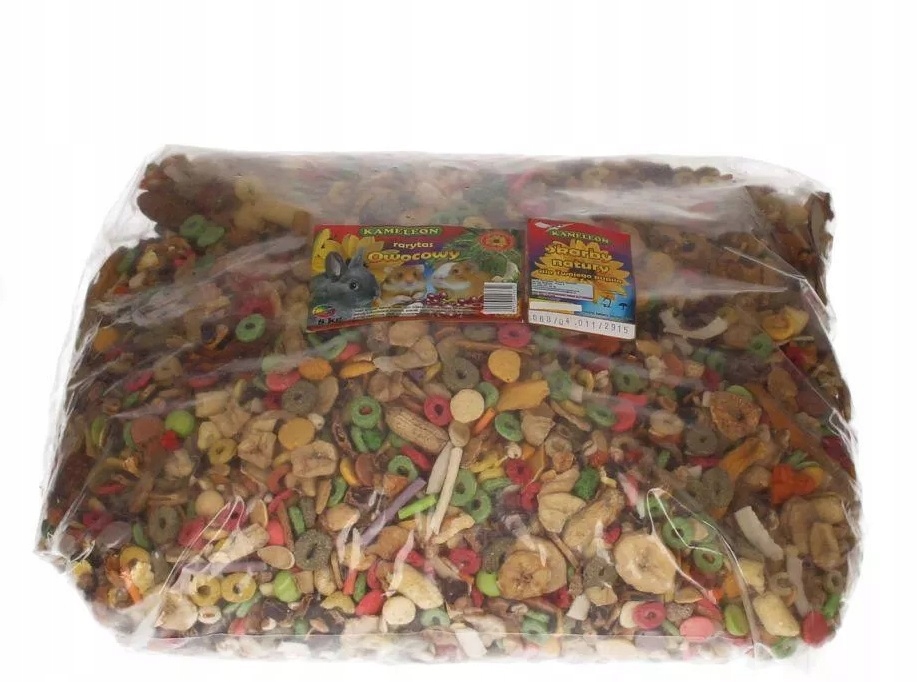 Kameleon Rarytas Owoce dla Gryzoni – Pełnoporcjowa karma 10kg