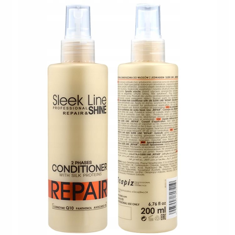 Stapiz Sleek Line Repair – Dwufazowa odżywka do włosów z jedwabiem