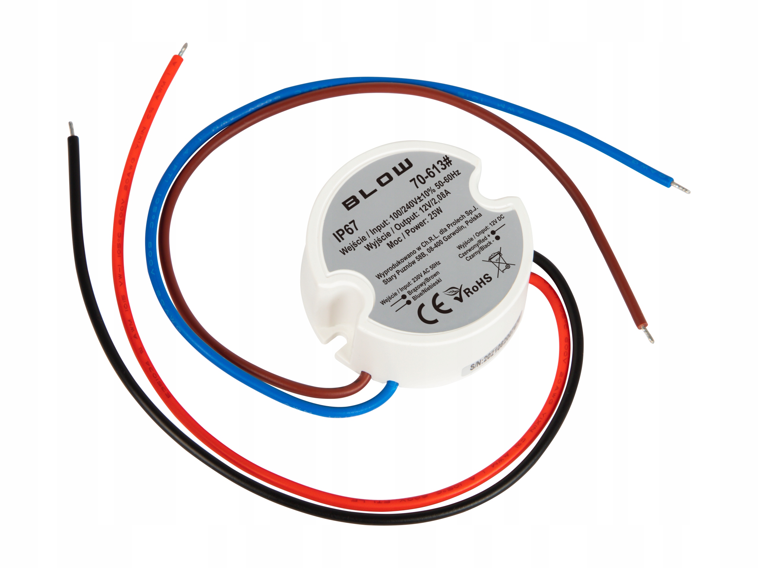Zasilacz impulsowy dopuszkowy 12V/2,08A – Idealne rozwiązanie do zasilania LED
