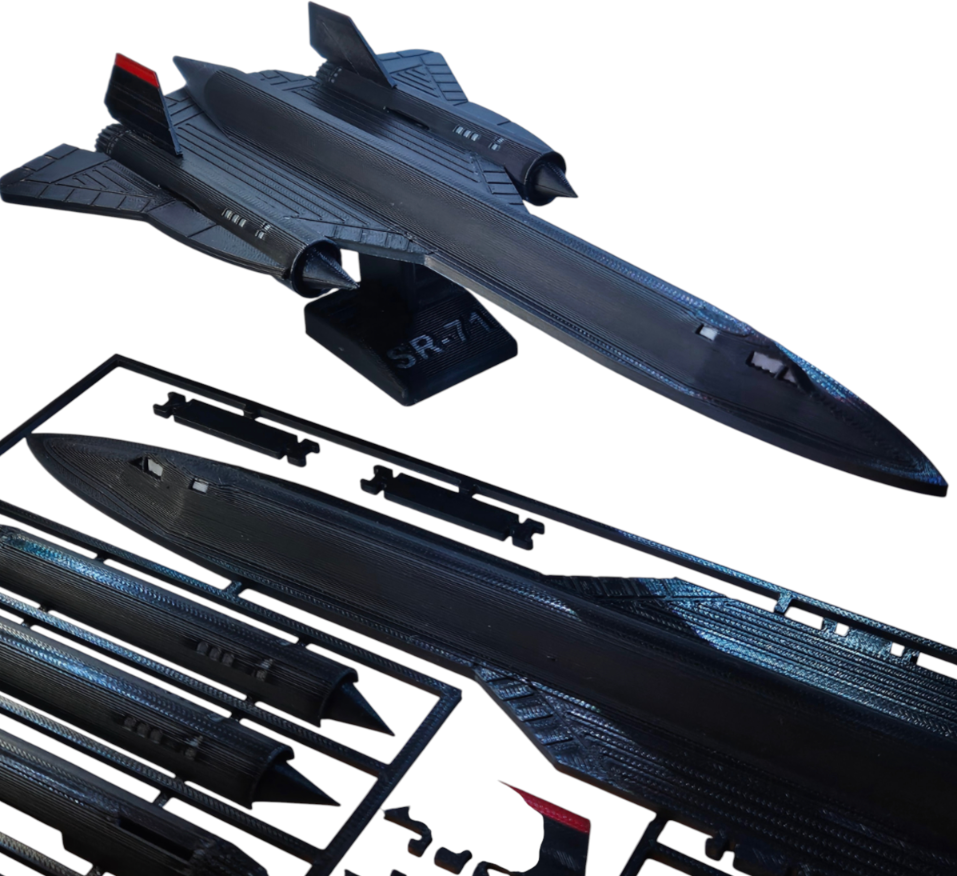 Model samolotu do składania SR-71 Blackbird Kit Card – Twoja przygoda z modelarstwem