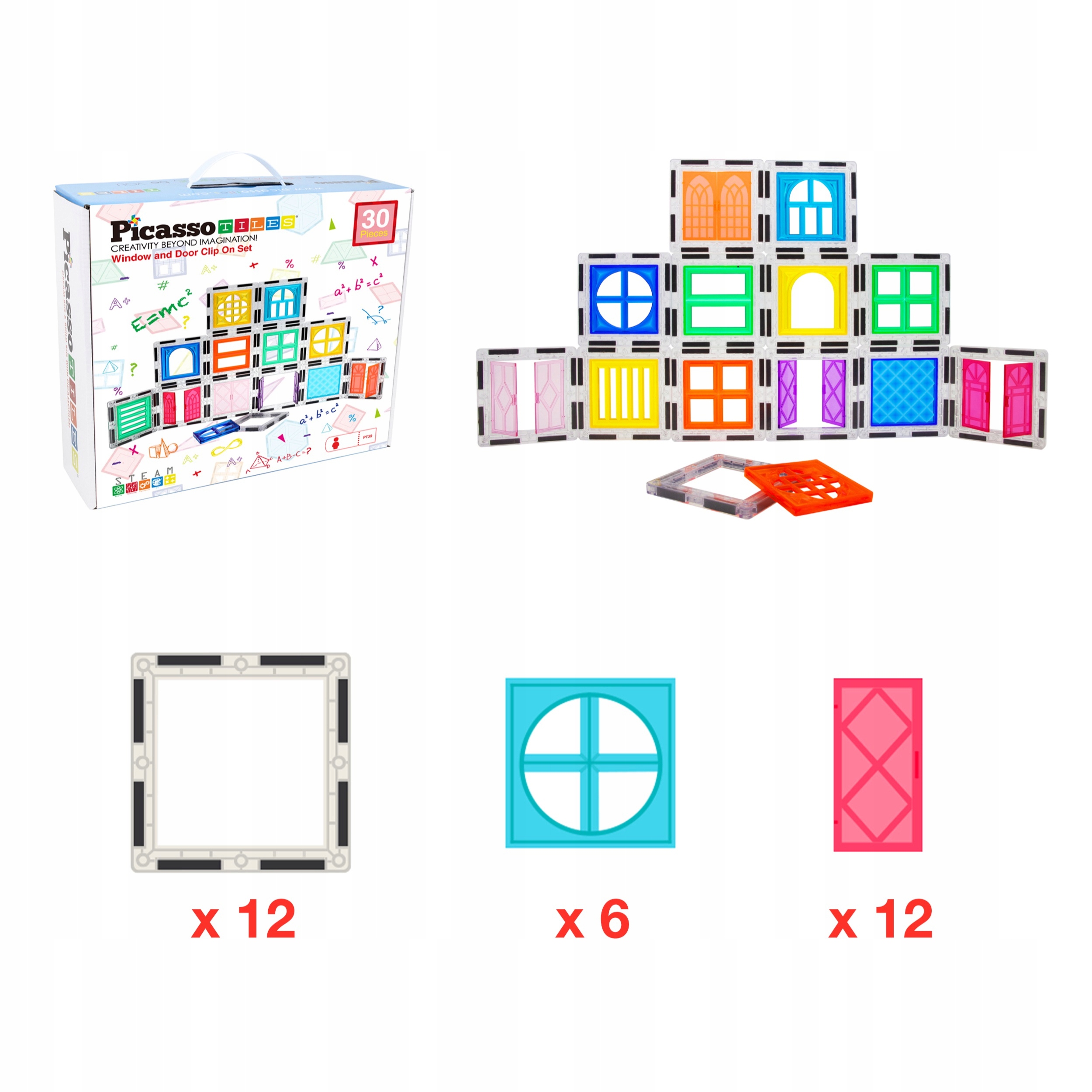 PT30 KLOCKI MAGNETYCZNE 30w1 PICASSO TILES – Kreatywna zabawa dla dzieci