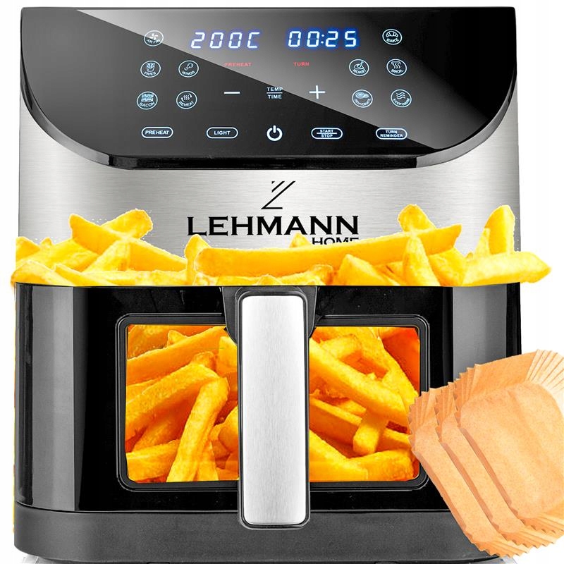 Frytkownica Beztłuszczowa Lehmann Sante Air Fryer 6L 1500W – Zdrowe gotowanie w Twojej kuchni