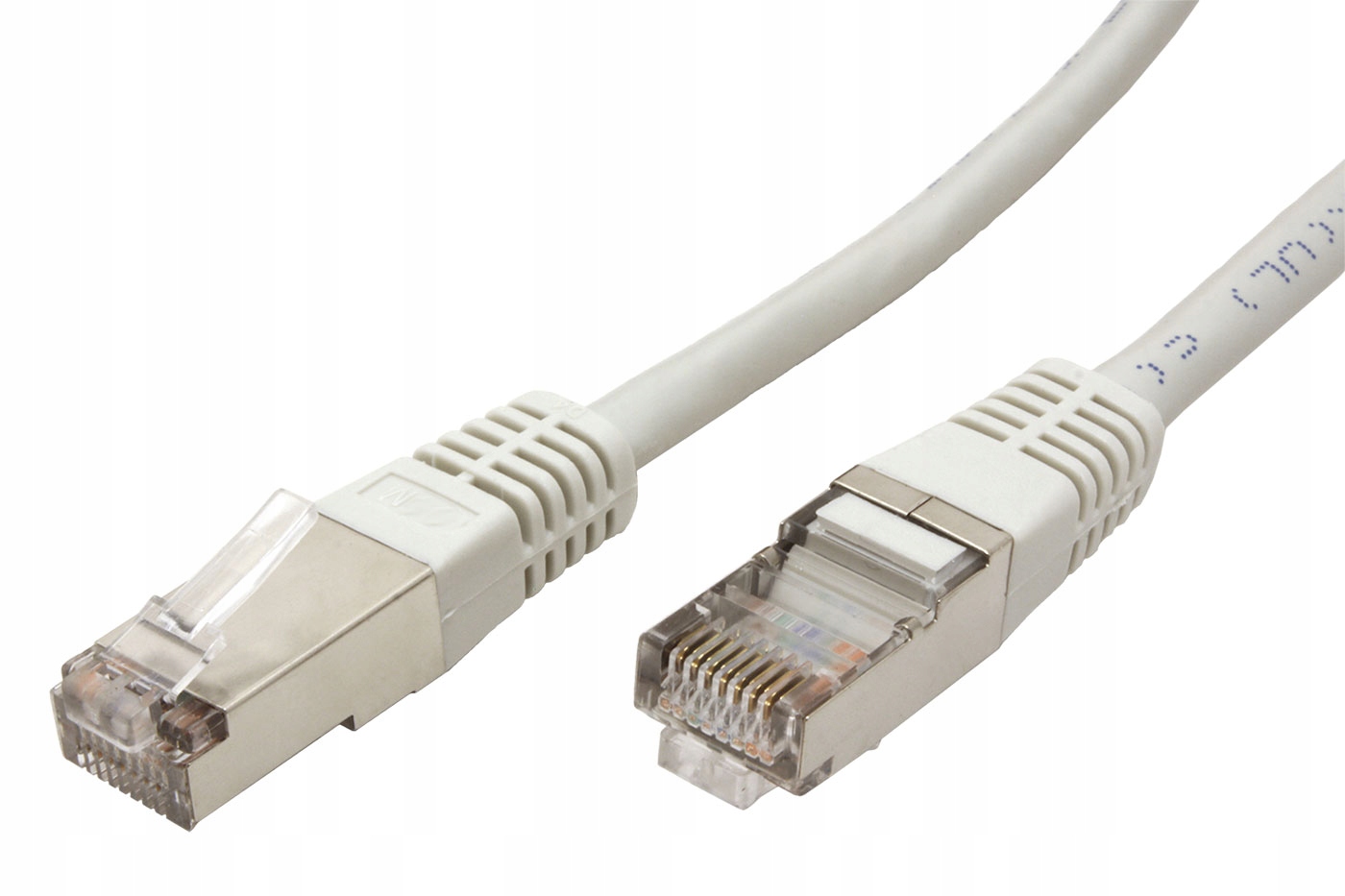 PatchCord S/FTP Kat. 5e 0.5m Szary – Idealne połączenie dla Twojego sprzętu