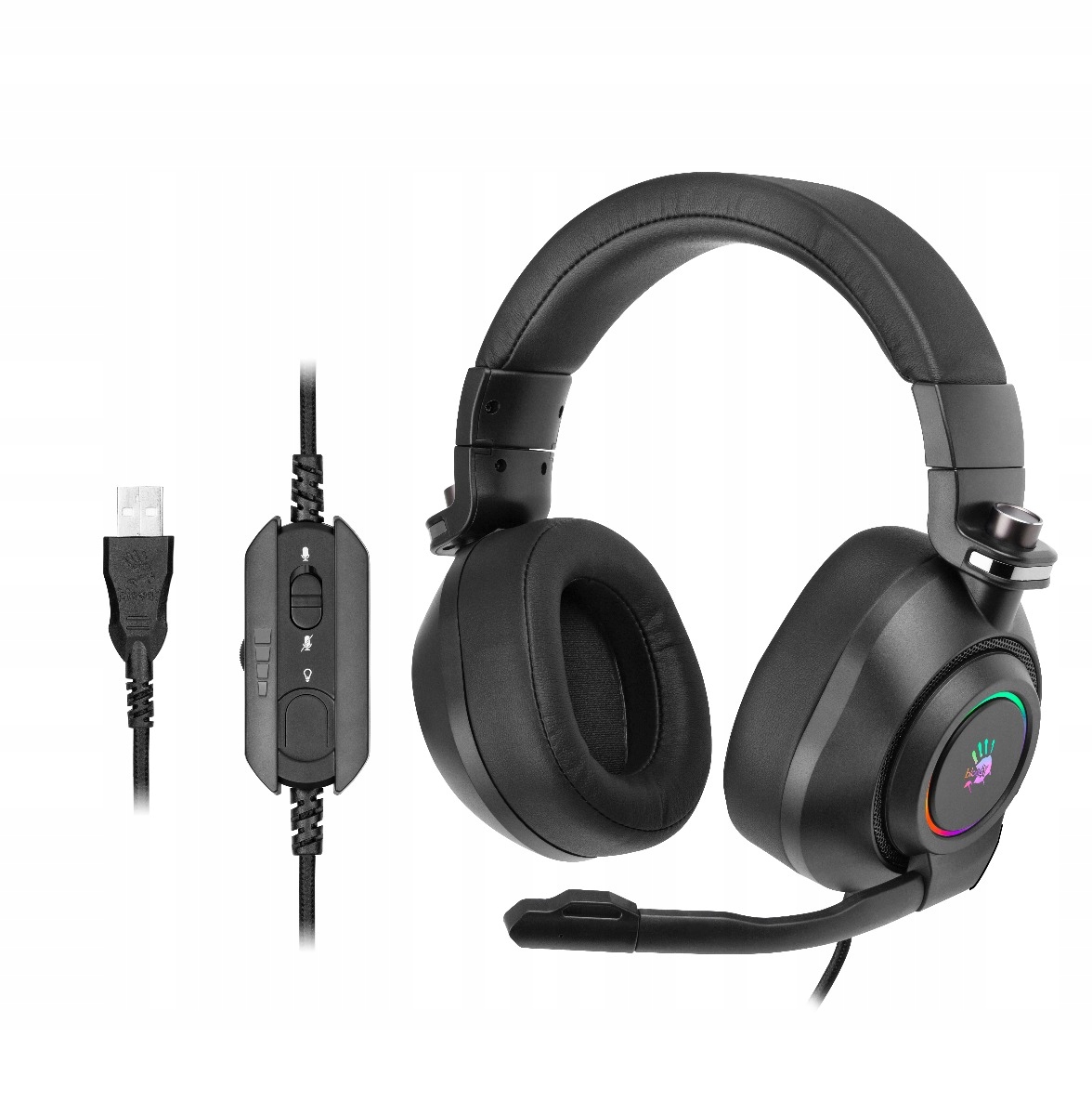 Wbudowany mikrofon – idealny do komunikacji w grach