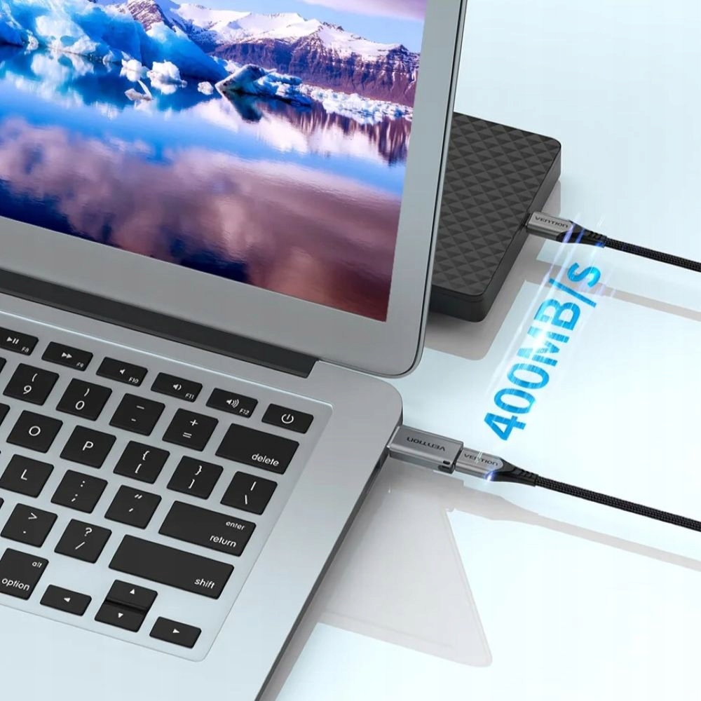 Szybki przesył danych z prędkością do 400 MB/s