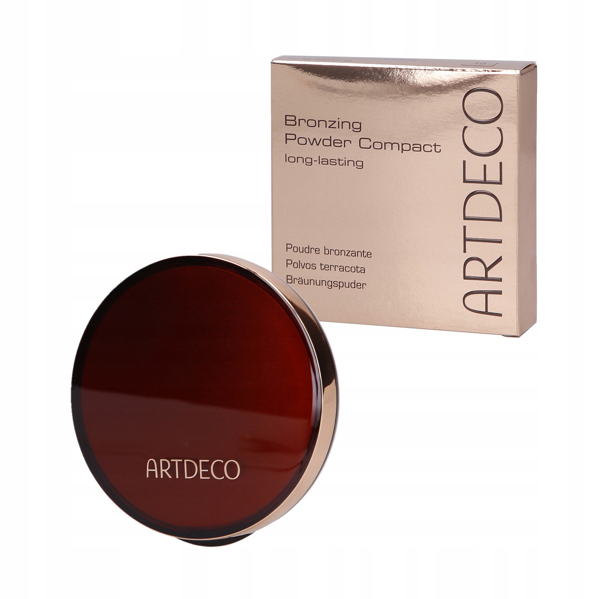 Bronzery do twarzy Artdeco Bronzing Powder Compact Long Lasting 50 Almond – opalenizna przez cały rok