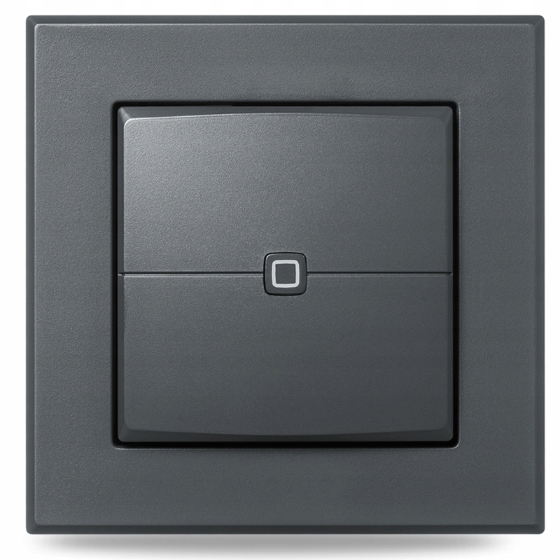 HomeMatic IP Wandtaster - 2-fach, antracyt – Inteligentne sterowanie w Twoim domu