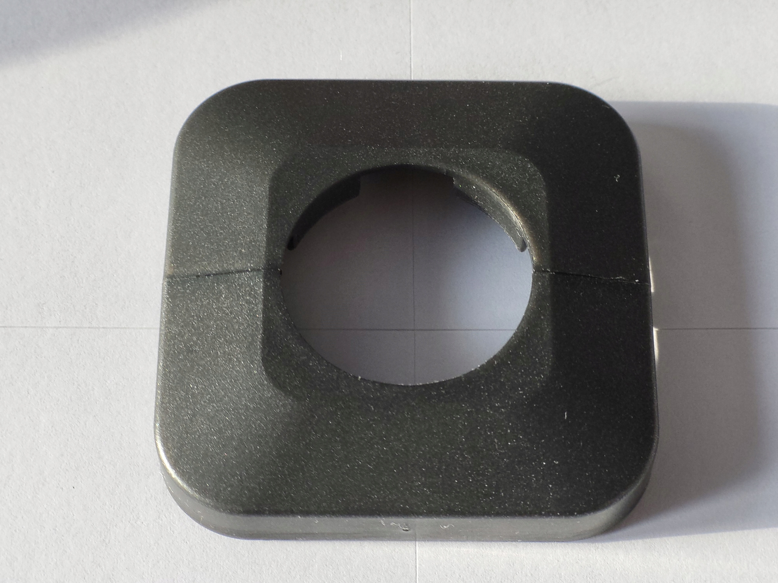 Rozeta dzielona grafit FI25 – Idealne rozwiązanie do maskowania