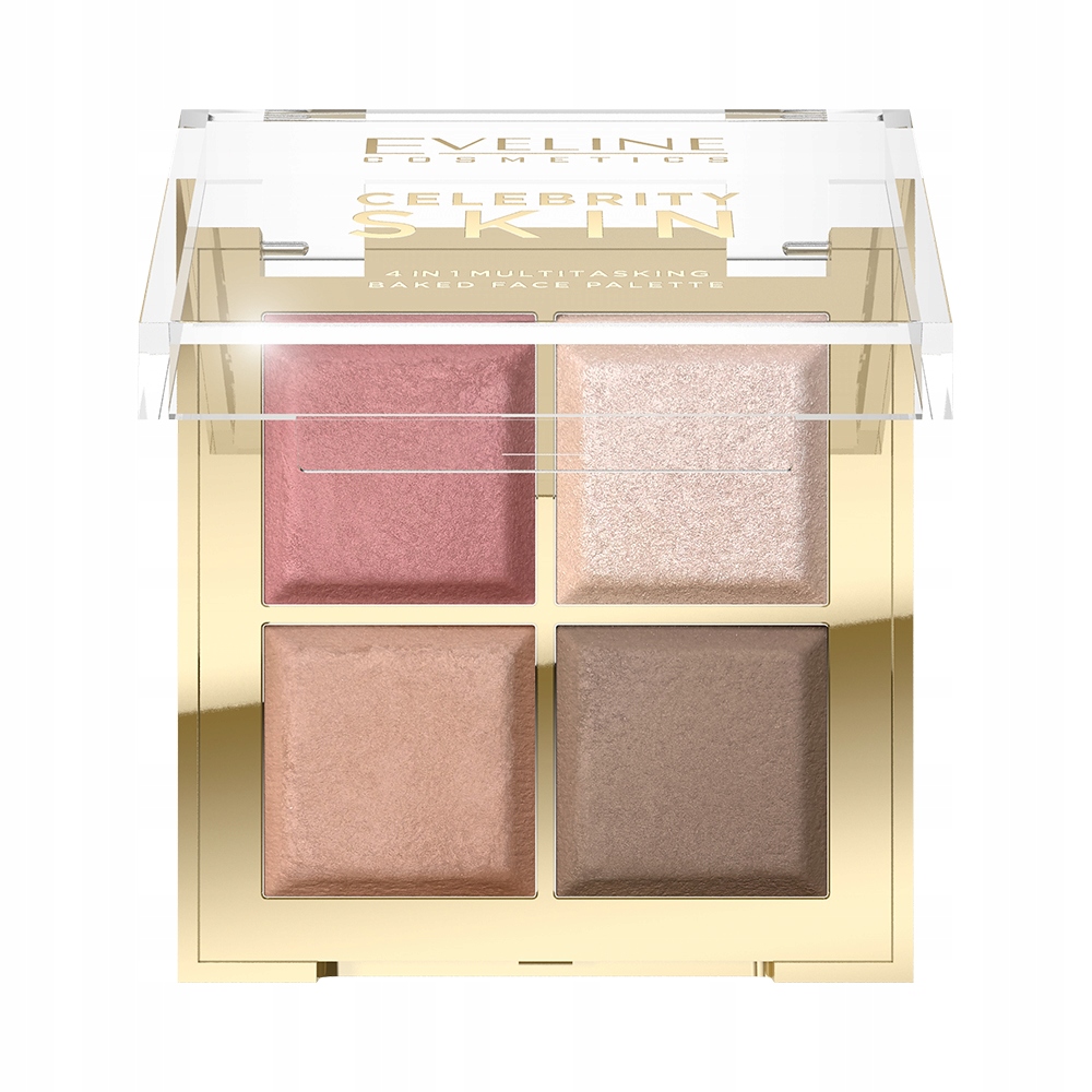 Celebrity Skin Wypiekana Paleta Wielofunkcyjna do Konturowania 4w1 – Twój Kompaktowy Zestaw do Makijażu