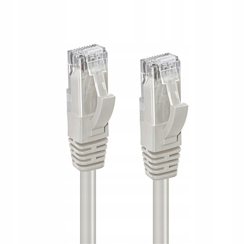 Kabel RJ-45/RJ-45 kat. 6 0.5m Szary – Niezawodne połączenie sieciowe