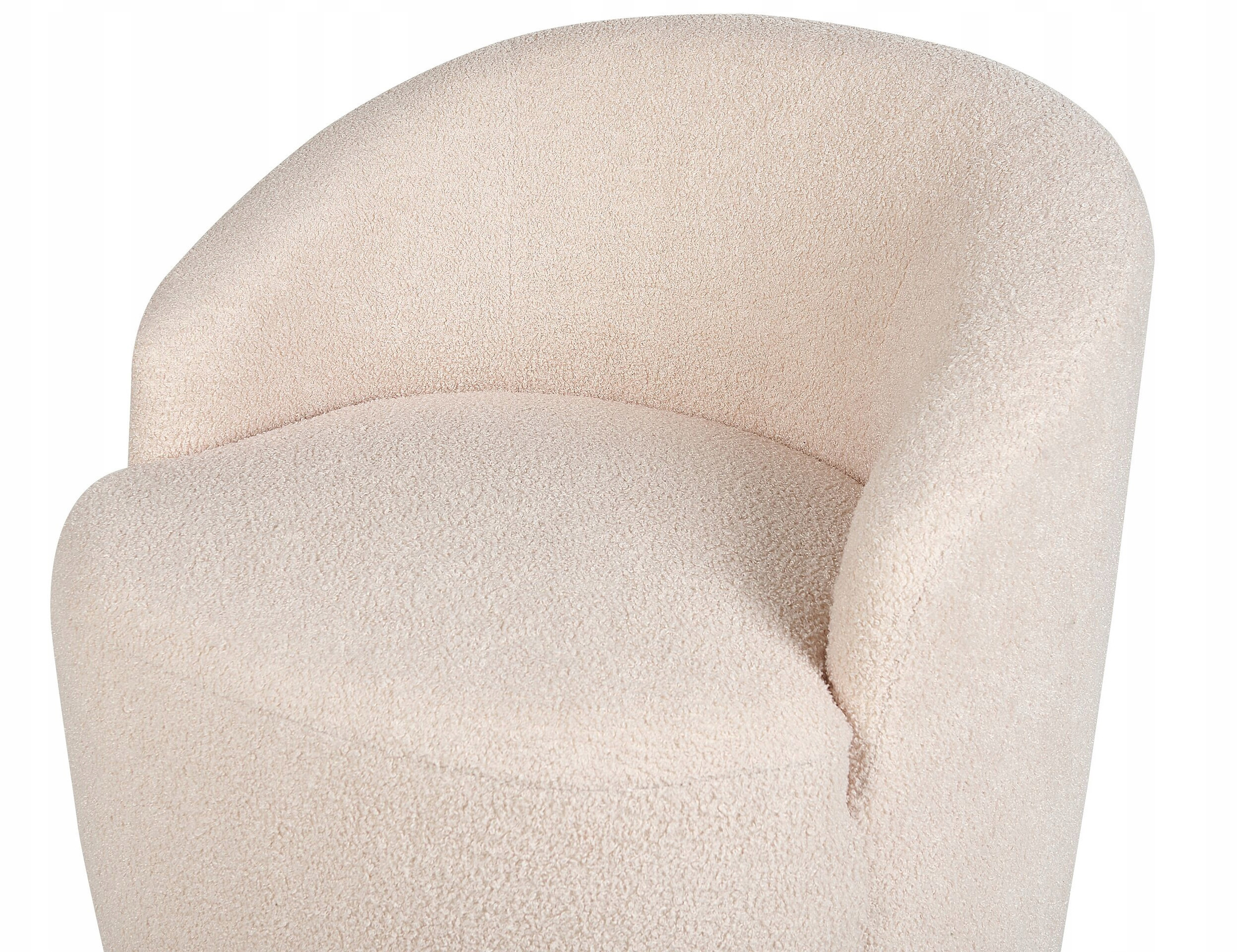 Fotel obrotowy DAVIK Boucle Beżowy – Komfort i styl w Twoim biurze