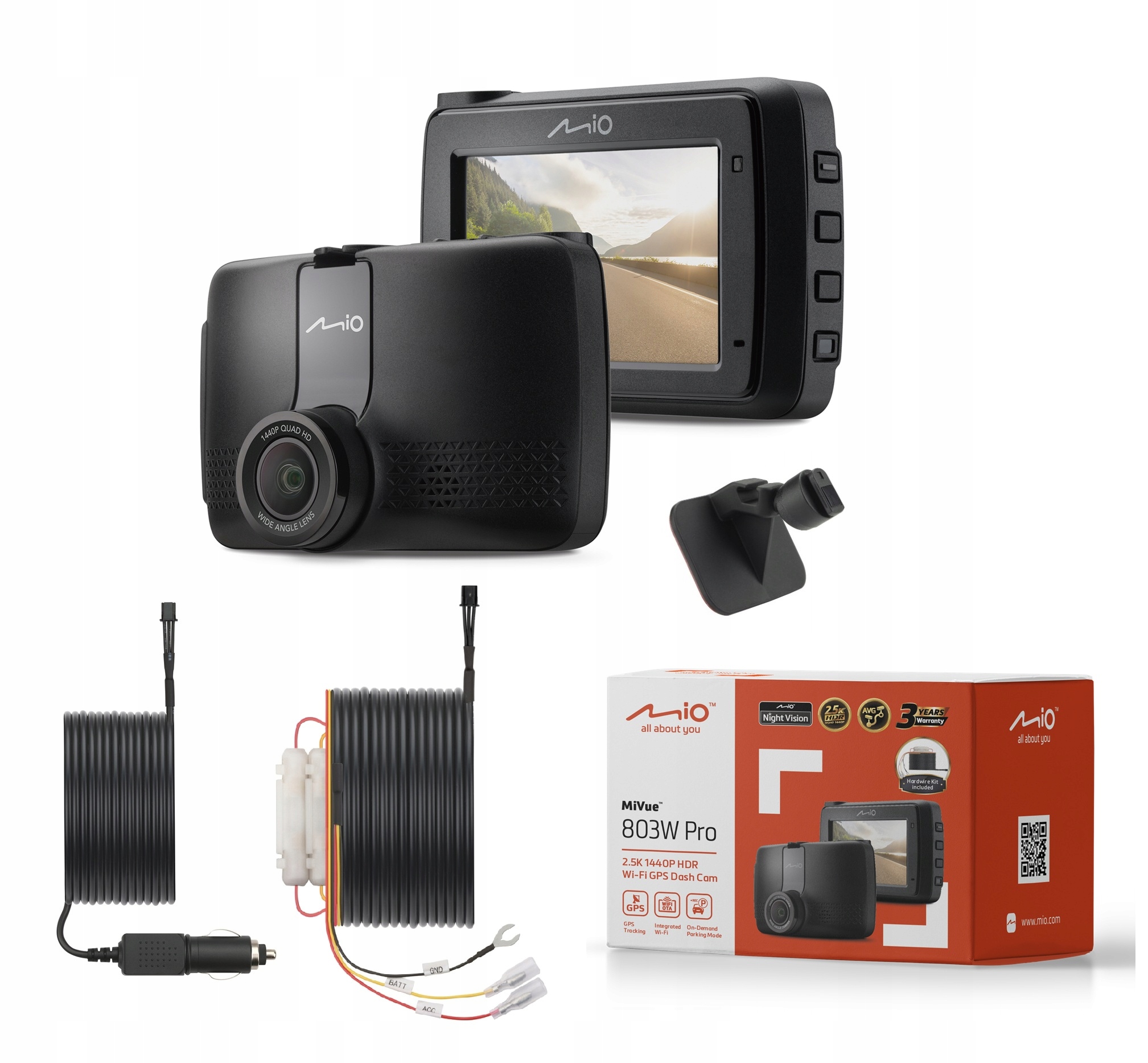 Rejestrator samochodowy MiVue 803W Pro – Twoje bezpieczeństwo na drodze