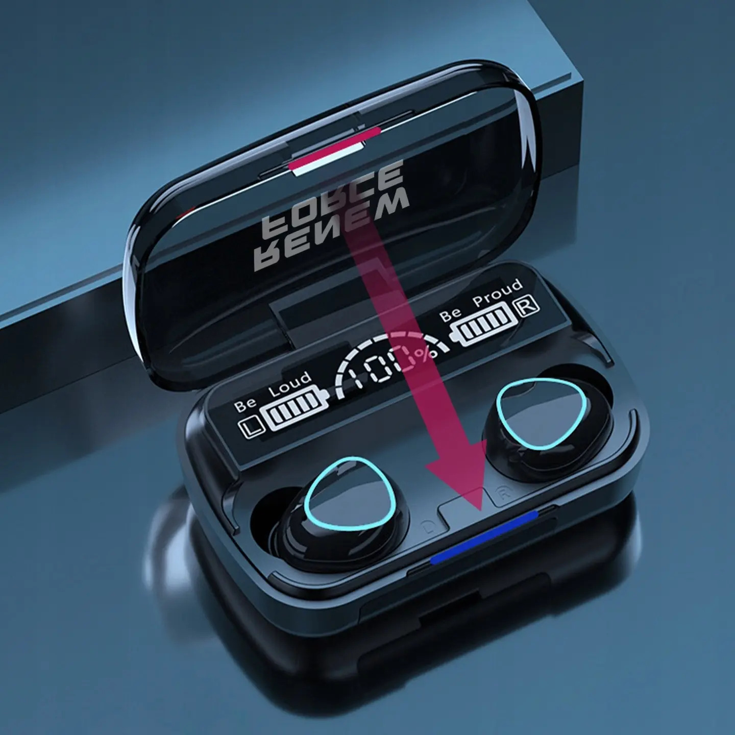 Wyświetlacz LED – Monitorowanie poziomu naładowania