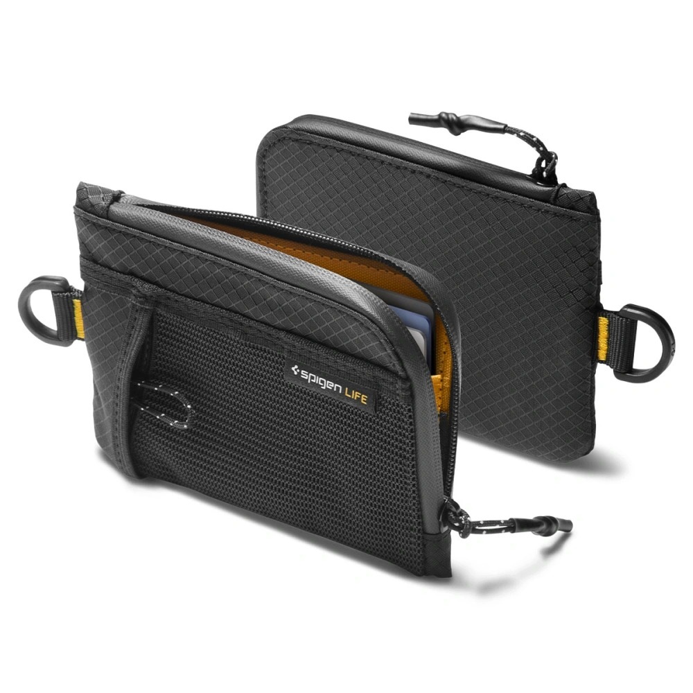 Portfel Spigen LF300 Soft RFID Card Holder Black – Bezpieczne przechowywanie kart i gotówki