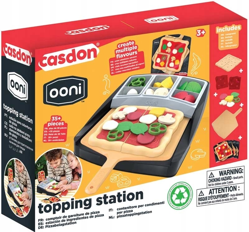 Ooni CASDON OONI PLAY PIZZA TOPPING STATION – Idealna zabawa dla małych kucharzy