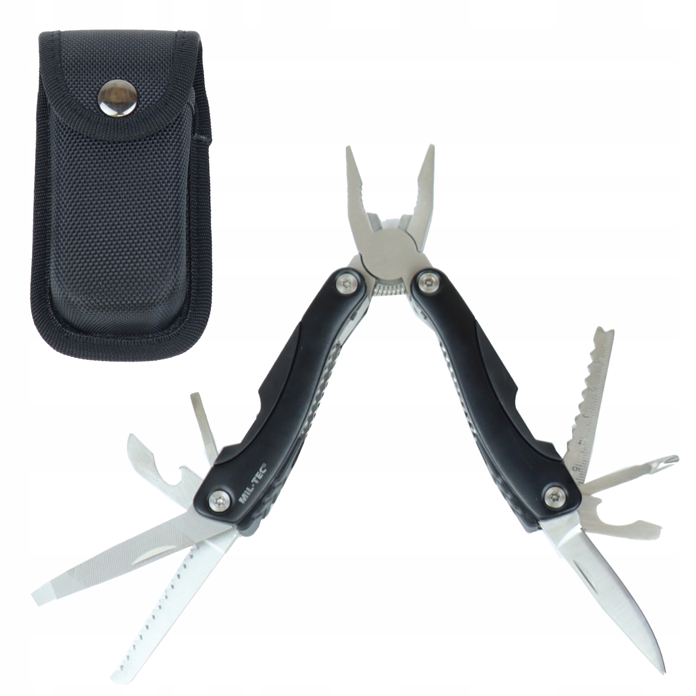 Multitool Mil-tec Narzędzie wielofunkcyjne czarny – Twój niezawodny towarzysz w przygodach