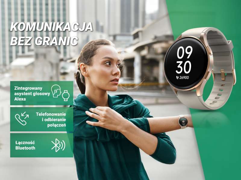 Funkcje zdrowotne: monitorowanie snu, stresu, SpO2 i tętna