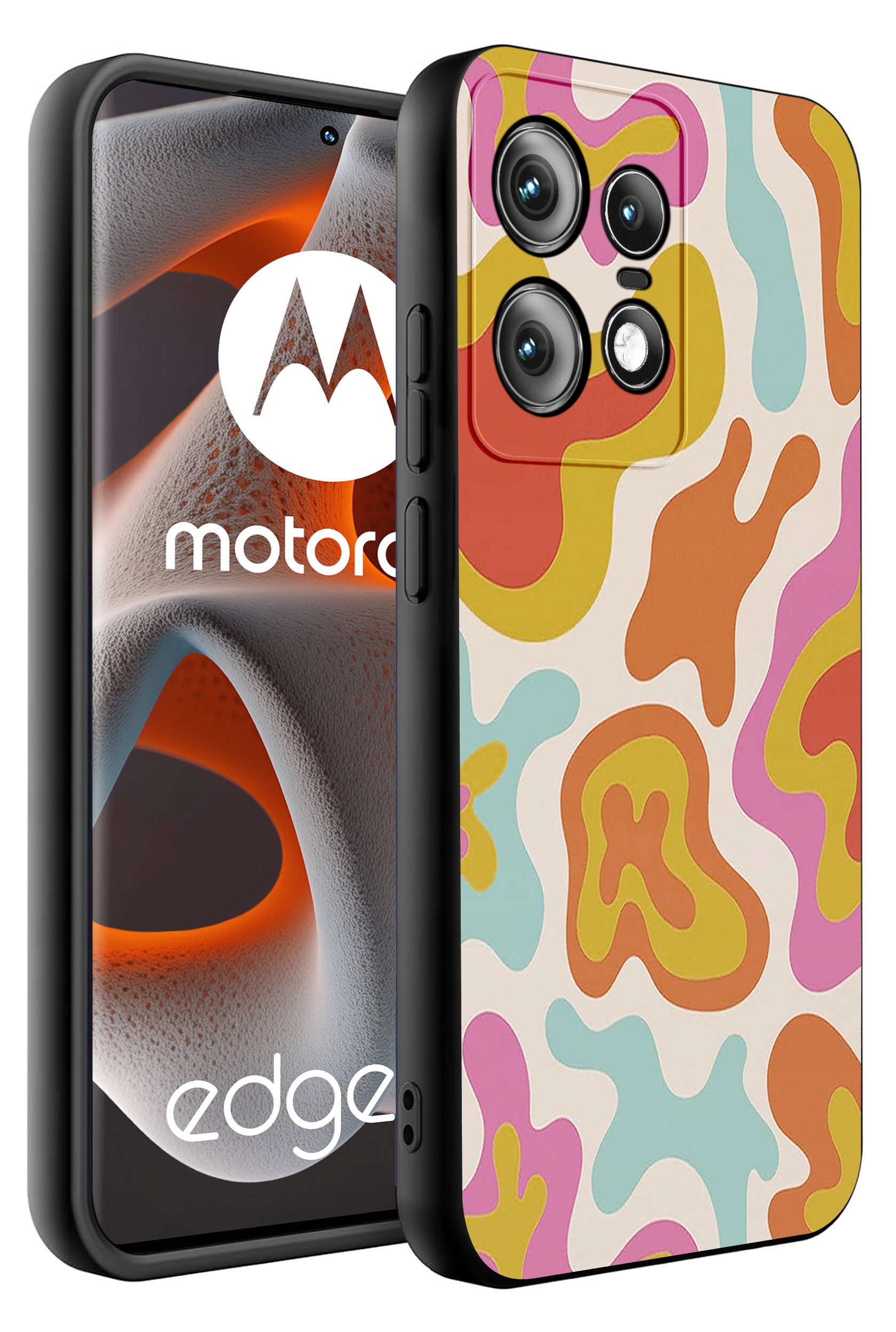 Etui do Motorola Moto EDGE 50 Pro WZORY SILIKONOWE MATT CASE – Ochrona i styl w jednym