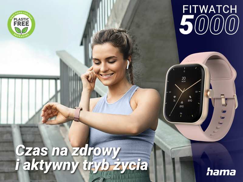 Smartwatch Hama z wyświetlaczem 1,65 cala