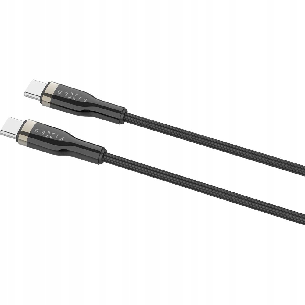 Kabel pleciony Fixed FIXDB-CC12-BK 100W – Wydajność i elegancja w jednym