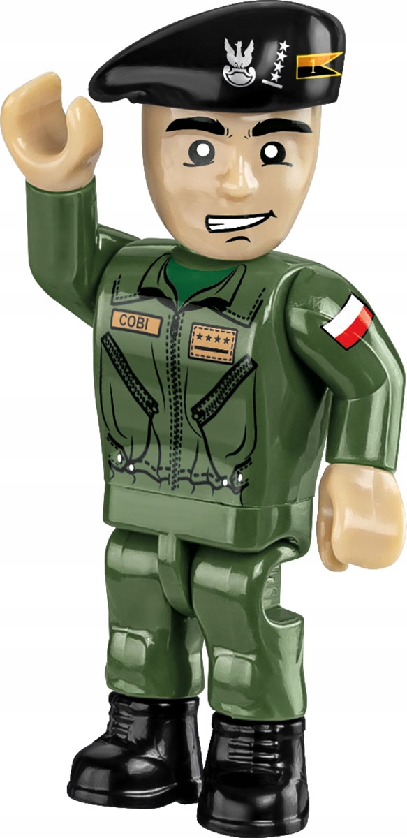 Kolekcjonerskie dodatki i figurka czołgisty