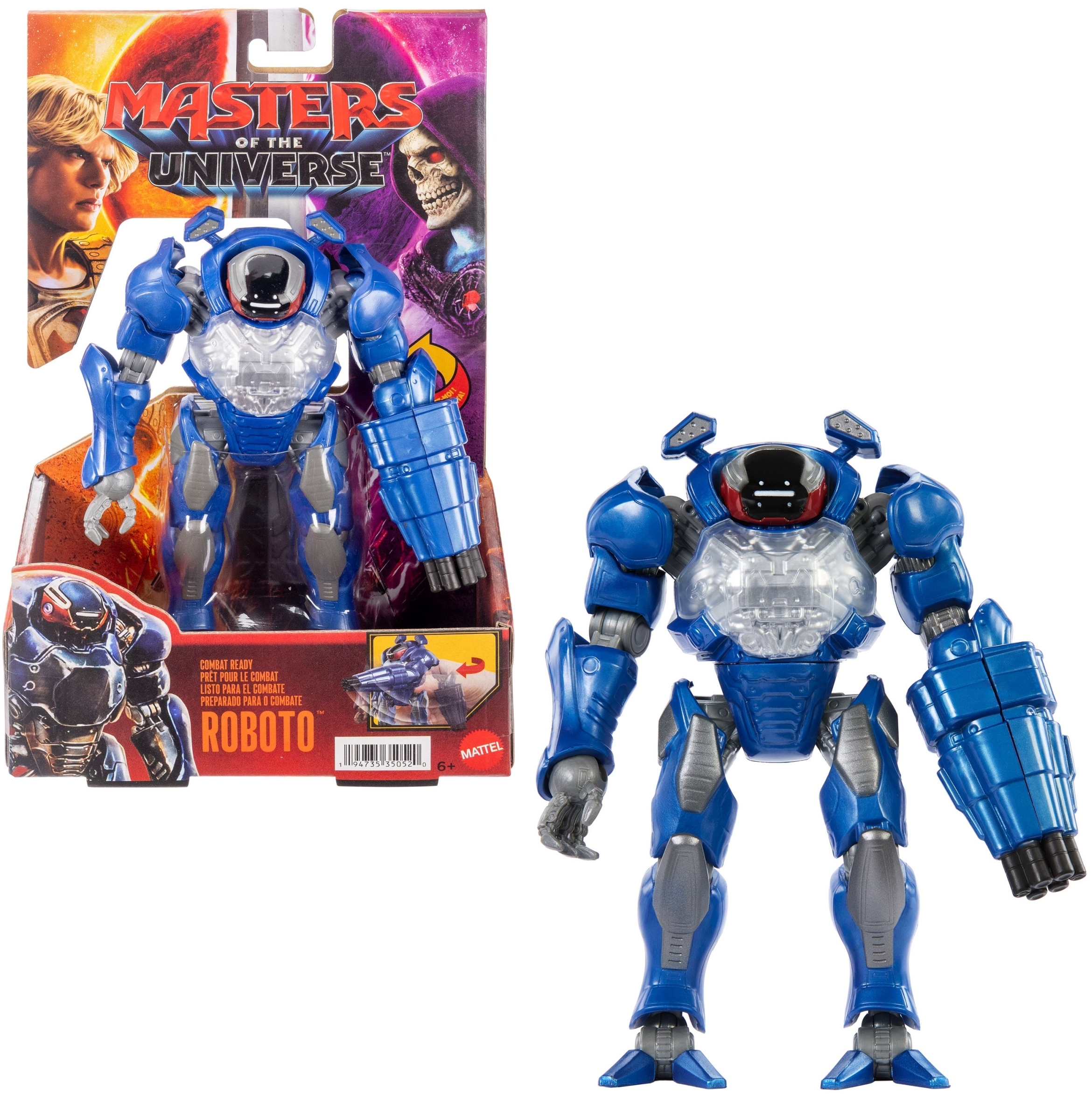 MOTU First ones Kids Feature figure Roboto (JKJ01) – Kultowy mechaniczny wojownik dla dzieci