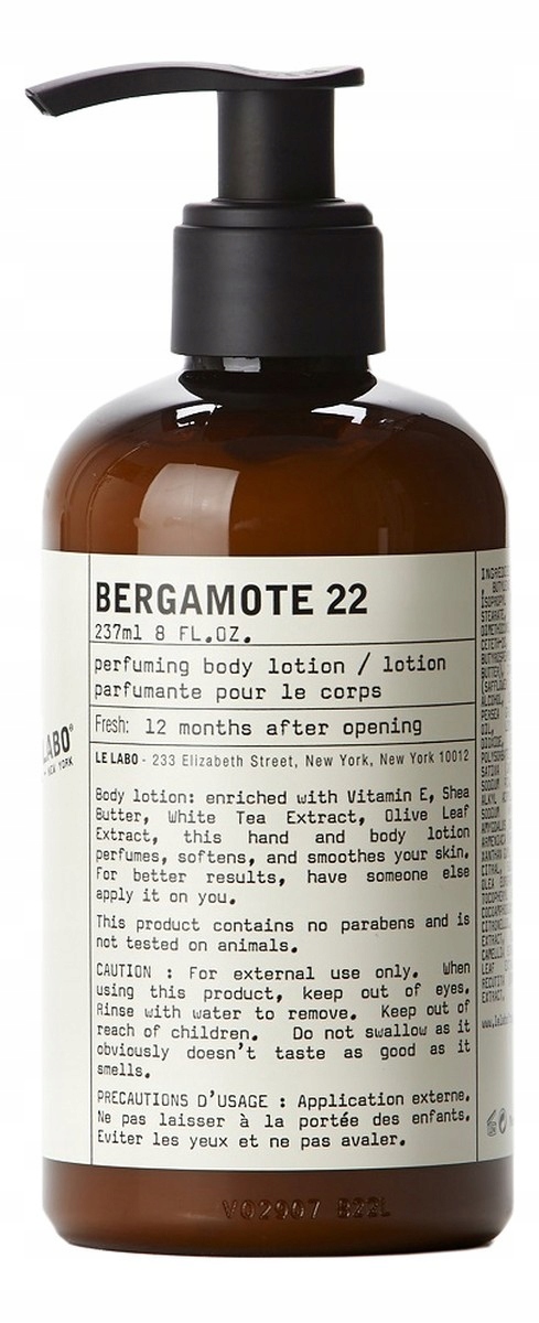 Le Labo Bergamote 22 Balsam do ciała 237 ml – Luksusowe nawilżenie dla Twojej skóry