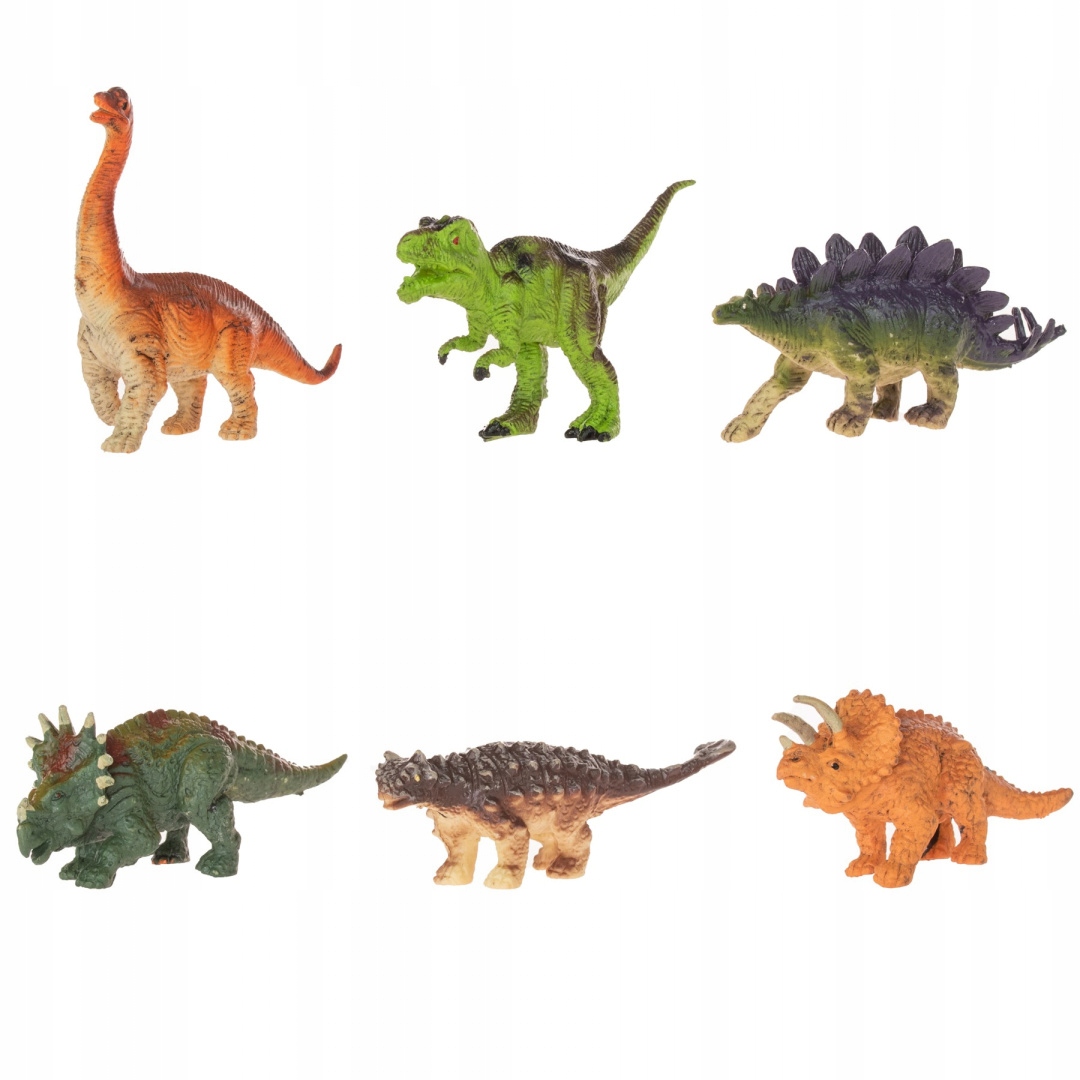 Zestaw 6 figurek dinozaurów – Idealny dla małych odkrywców