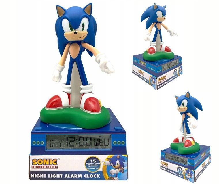 Lampka nocna 3D Sonic SNC3023M – Idealne oświetlenie dla dzieci