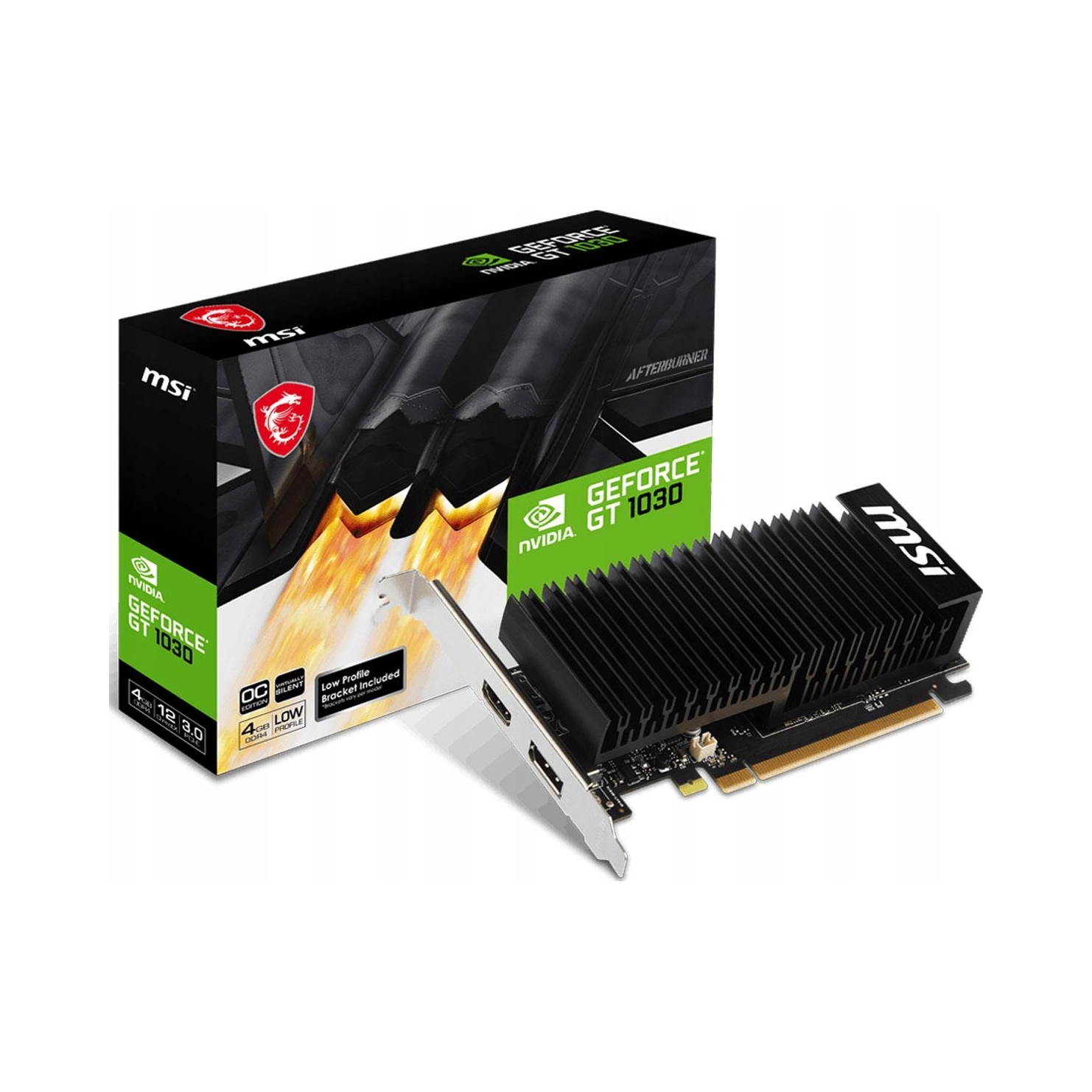 GeForce GT 1030 4GHD4 LP OC 4GB DDR4 – Wydajna karta graficzna do Twojego komputera
