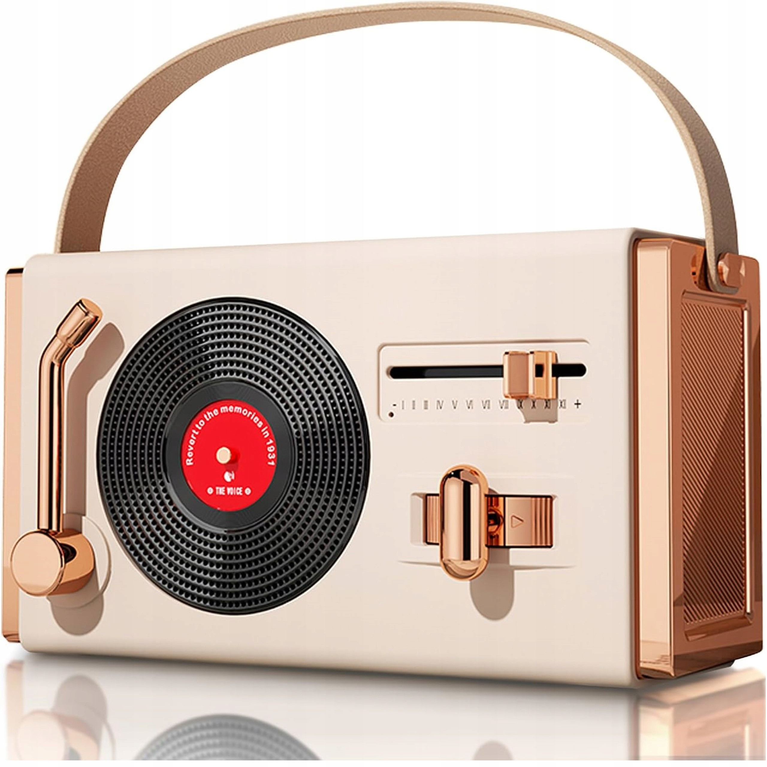 Głośnik Bluetooth Bezprzewodowy Przenośny Mobilny Mały w Stylu Retro – Muzyka w Twoim Stylu