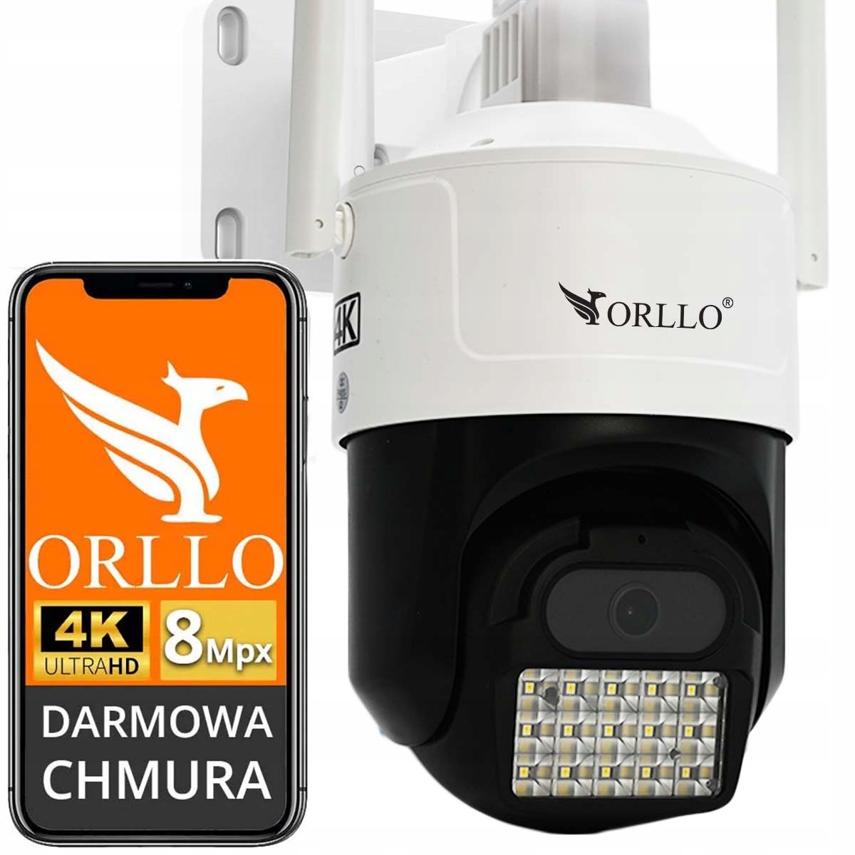 Kamera 4K GSM AI 8MPx Zewnętrzna ORLLO Z17 ULTRA – Nowoczesne rozwiązanie do monitoringu