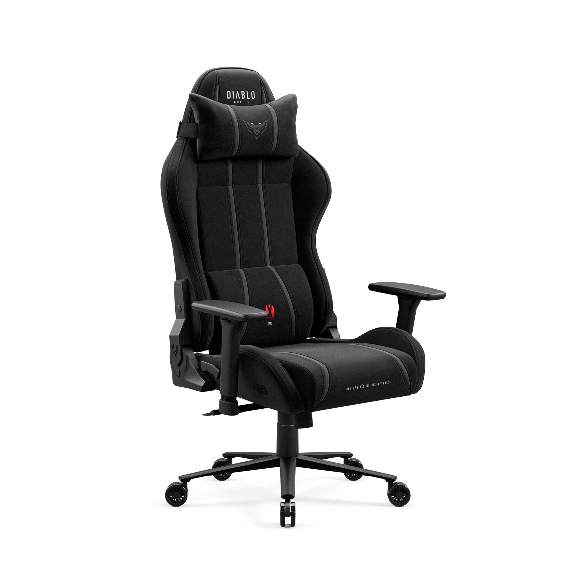 Fotel gamingowy materiałowy Diablo X-One 2.0 Burned Black Normal – Komfort i styl w jednym