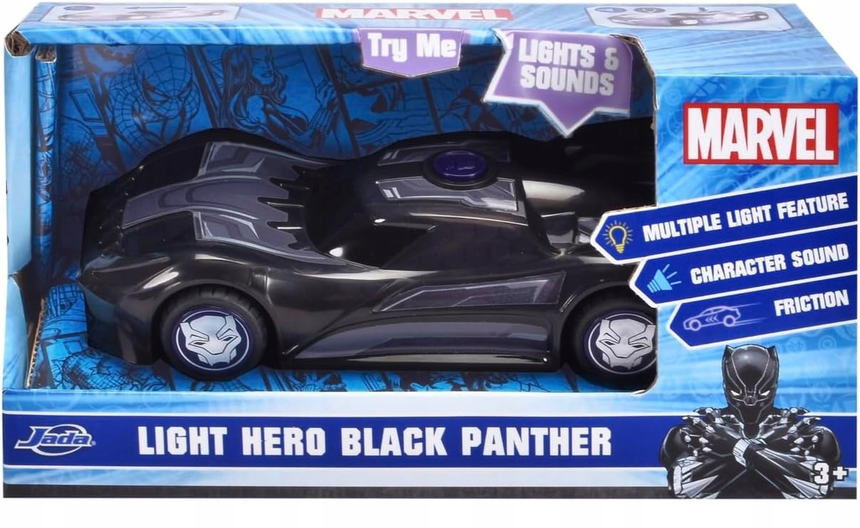 JADA Marvel Black Panther – Interaktywny pojazd dla młodych superbohaterów
