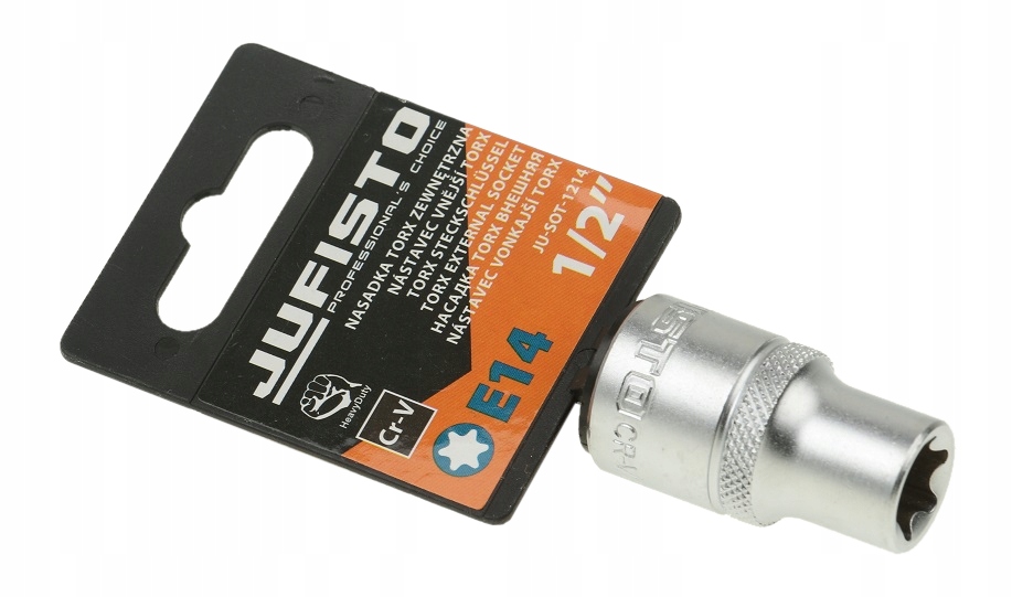 JUFISTO Nasadka Torx Zewnętrzna E14 1/2