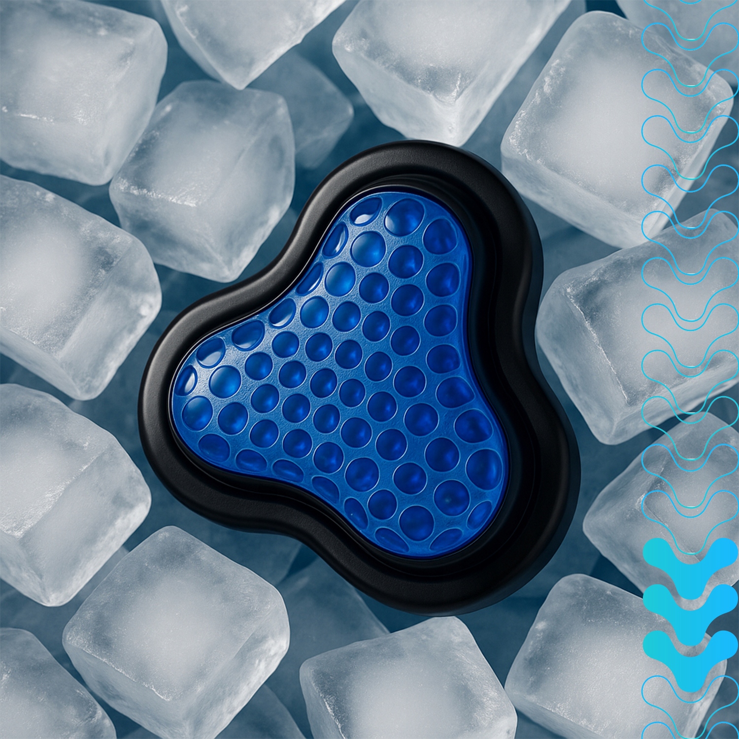 12 wymiennych końcówek – Precyzyjne masowanie różnych partii ciała