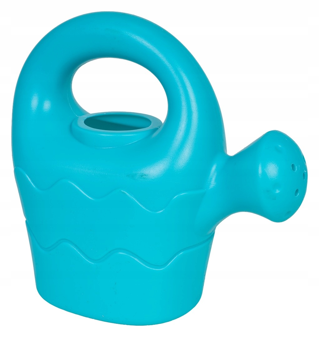 Zestaw zawiera łopatkę i konewkę do zabawy