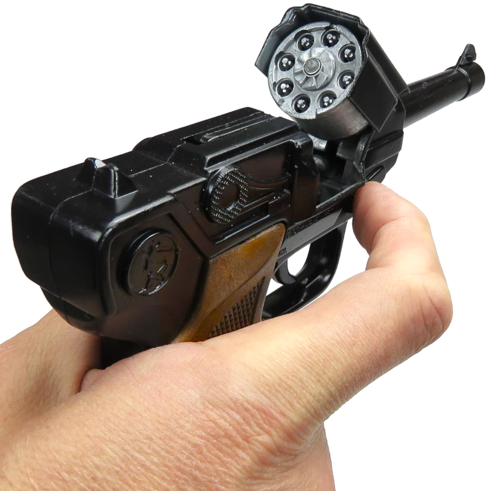 GONHER Hiszpański Metalowy Pistolet Parabellum LUGER Na Kapiszony 8-Strzałowy TOMDORIX