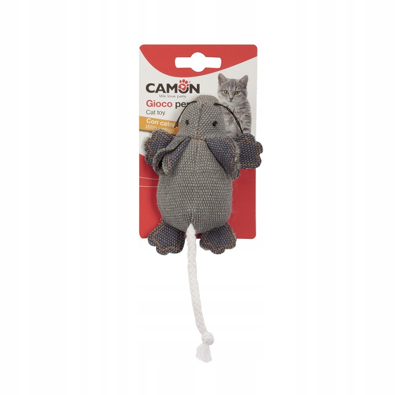 Camon Cat Toy Mysz Dżinsowa Duża – Idealna zabawka dla Twojego kota