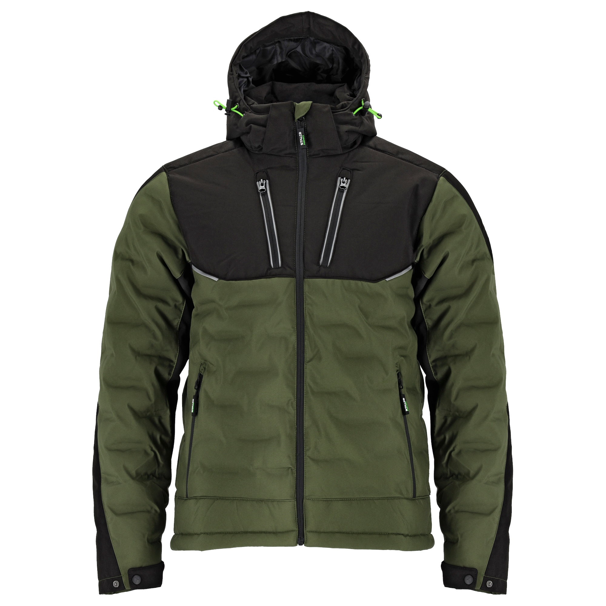 Funkcjonalny design z odpinanym kapturem i regulacjami