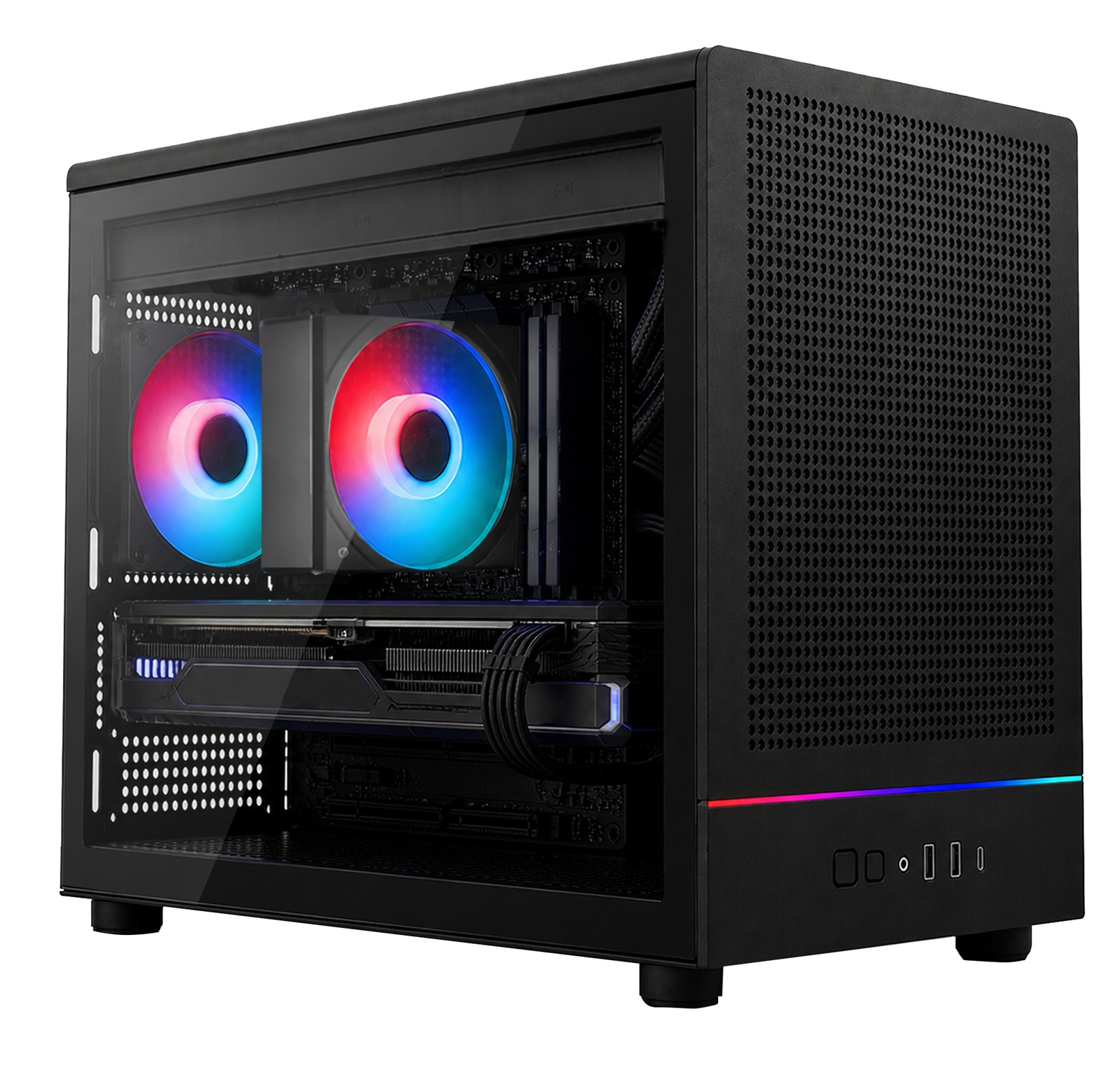VIST ARGB PC Ryzen 5 3600 RTX 3050 16GB SSD 1TB M.2 WIFI W11 – Wydajność i styl w jednym