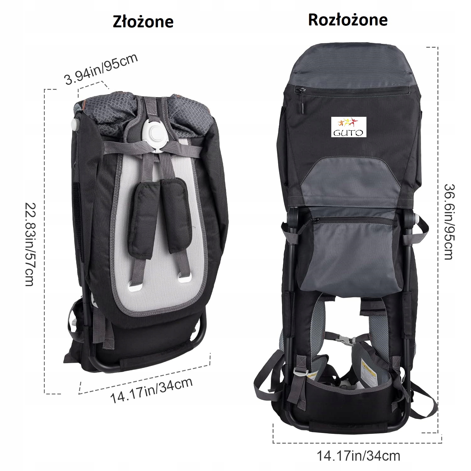 Innowacyjna konstrukcja – składane do rozmiarów plecaka