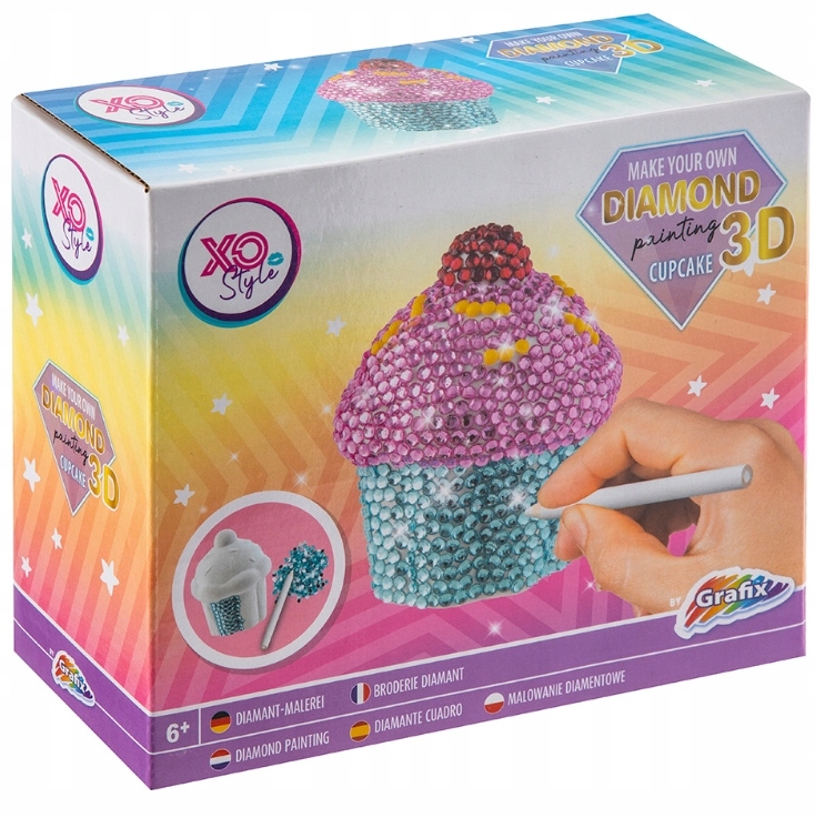Diamentowe malowanie 3D – Wzory babki i ciasta