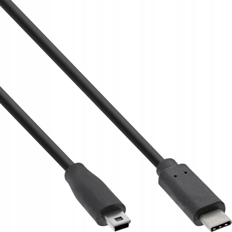 InLine 35756 – Kabel USB 2.0 C do Mini-USB B 0,5 m w kolorze czarnym