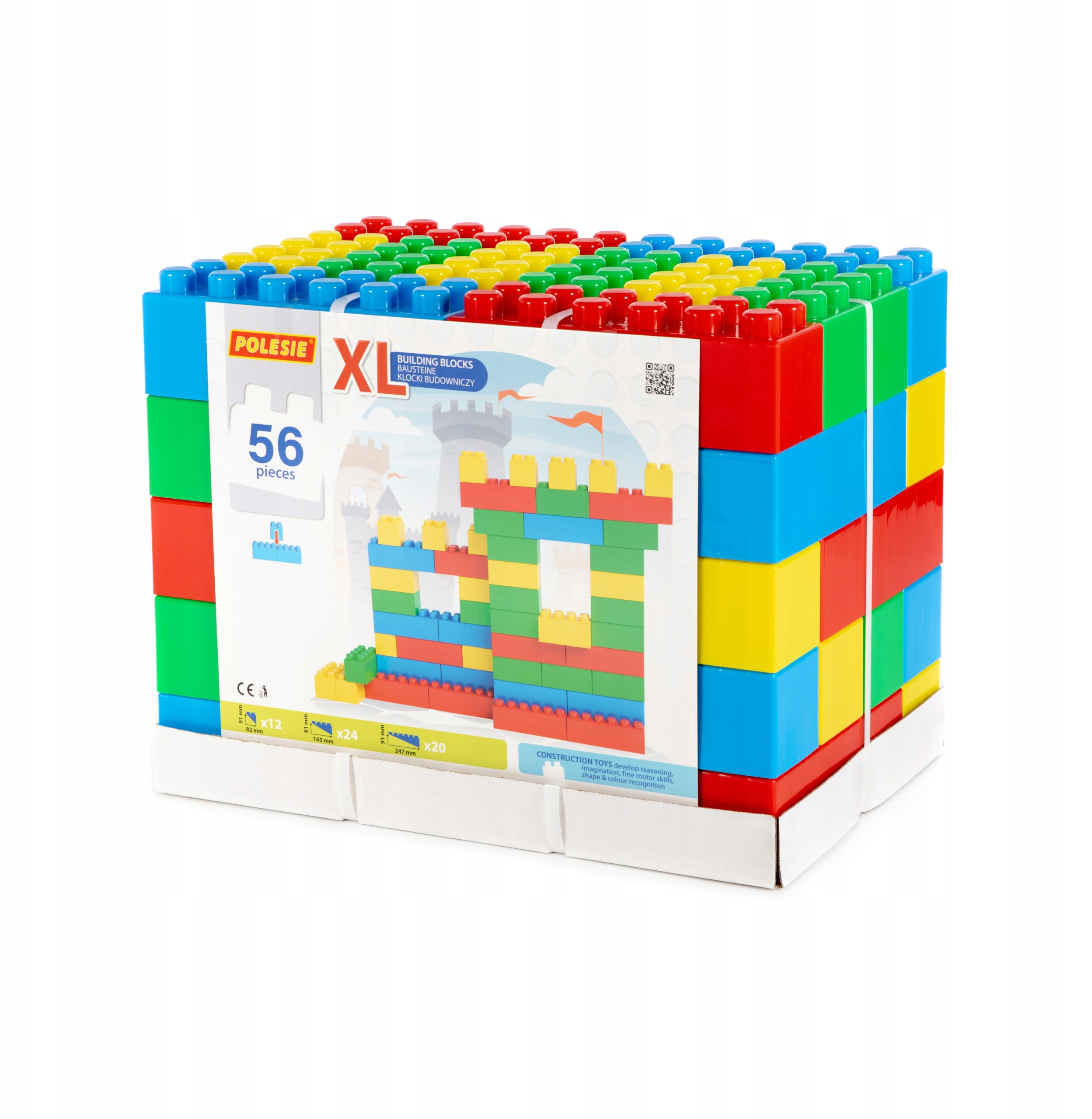 Klocki 56EL Budowniczy XL 93688 – Kreatywna zabawa dla małych budowniczych