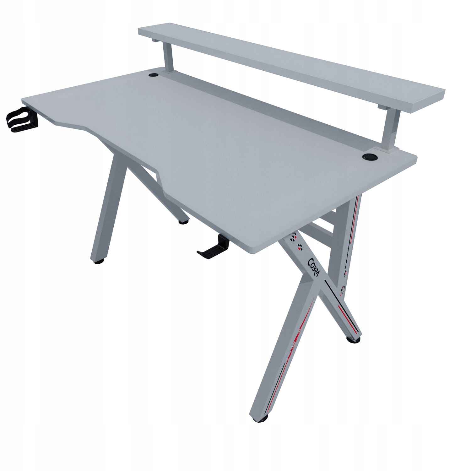 Biurko gamingowe Cobra CR4010WH – Idealne miejsce dla gracza