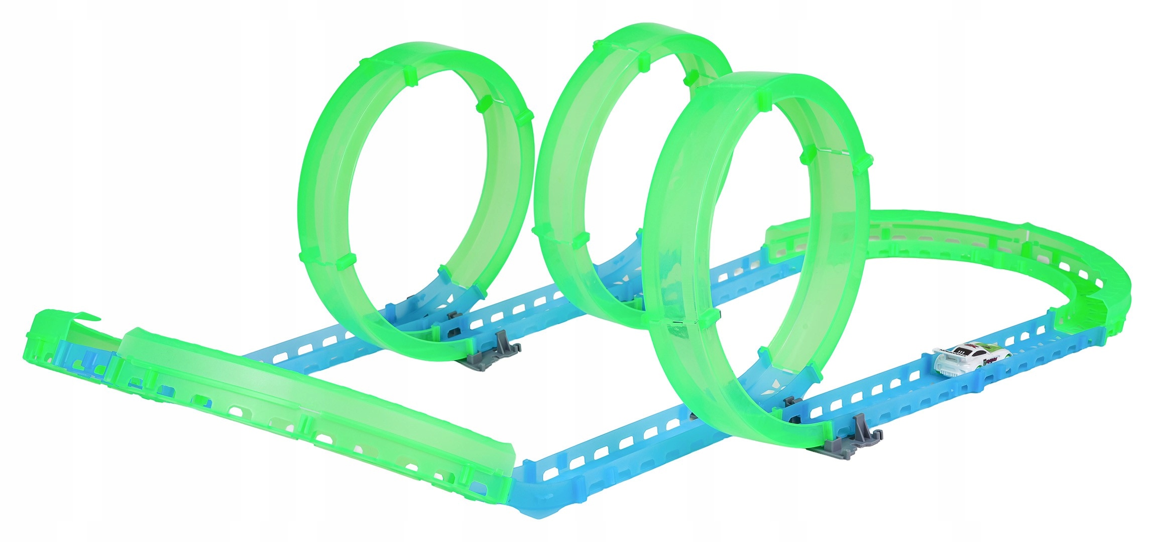 Fluorescencyjny tor – Świeci w ciemności!